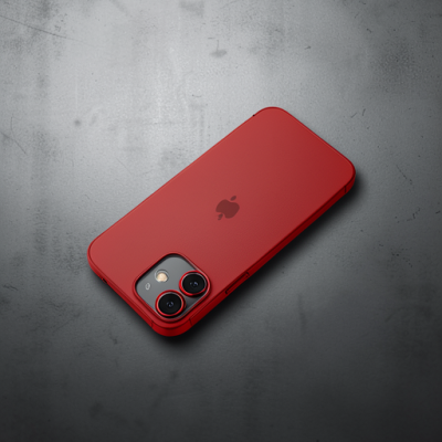 Apple İphone 12 Metal Kamera Lens Koruma Cam - Kırmızı