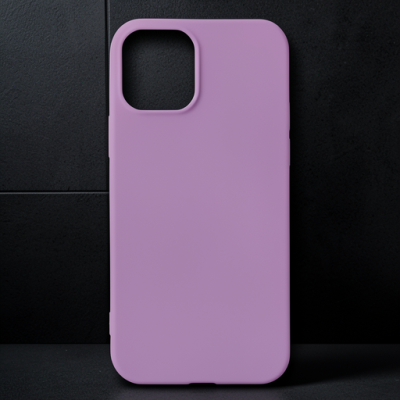 Apple İphone 12 Mini Kılıf First Silikon - Lila
