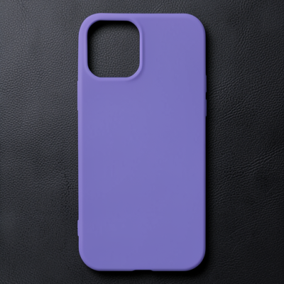Apple İphone 12 Mini Kılıf First Silikon - Mor