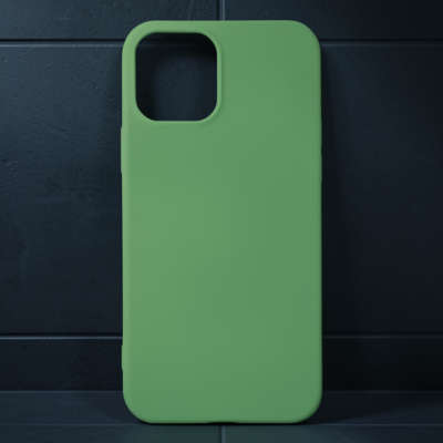 Apple İphone 12 Mini Kılıf First Silikon - Yeşil