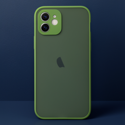 Apple İphone 12 Mini Kılıf Montreal Silikon Kapak - Açık Yeşil