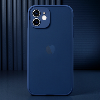 Apple İphone 12 Mini Kılıf Montreal Silikon Kapak - Lacivert