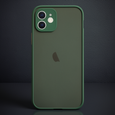 Apple İphone 12 Mini Kılıf Montreal Silikon Kapak - Yeşil