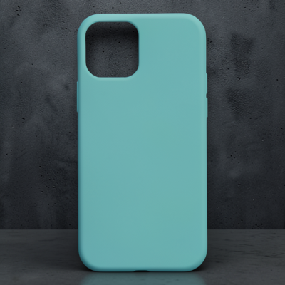 Apple İphone 12 Mini Kılıf Nano İçi Kadife Silikon - Turkuaz