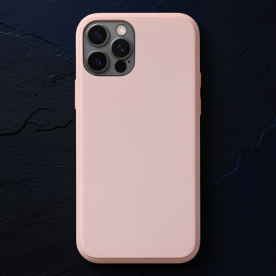 Apple İphone 12 Pro Kılıf Coco Deri Silikon Kapak - Pembe