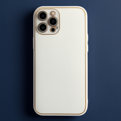 Apple İphone 12 Pro Kılıf Coco Karbon Silikon - Beyaz