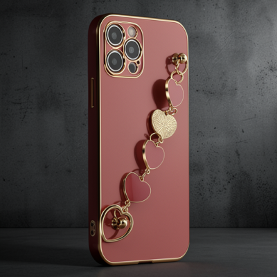 Apple İphone 12 Pro Kılıf Esila Silikon - Kırmızı