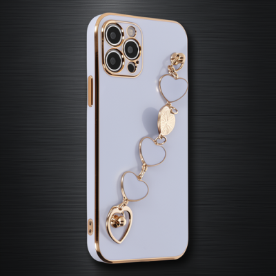 Apple İphone 12 Pro Kılıf Esila Silikon - Lila
