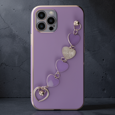 Apple İphone 12 Pro Kılıf Esila Silikon - Mor