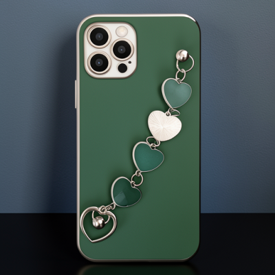 Apple İphone 12 Pro Kılıf Esila Silikon - Su Yeşili