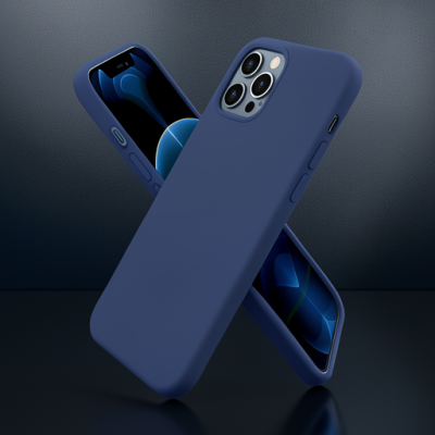 Apple İphone 12 Pro Kılıf First Silikon - Lacivert