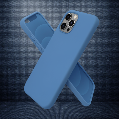 Apple İphone 12 Pro Kılıf First Silikon - Mavi