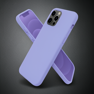 Apple İphone 12 Pro Kılıf First Silikon - Mor
