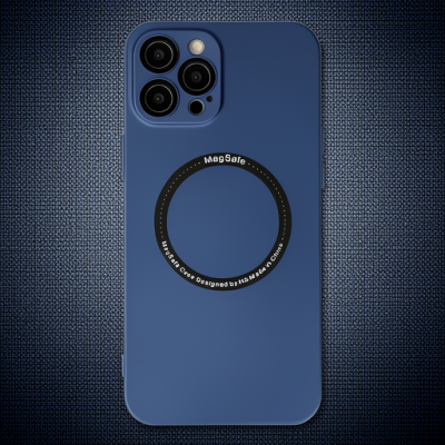 Apple İphone 12 Pro Kılıf Jack Magneticsafe Lens Silikon - Lacivert
