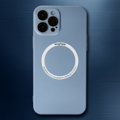 Apple İphone 12 Pro Kılıf Jack Magneticsafe Lens Silikon - Sierra Blue