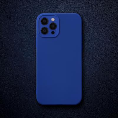 Apple İphone 12 Pro Kılıf Lansman Glass Kapak - Sky Blue