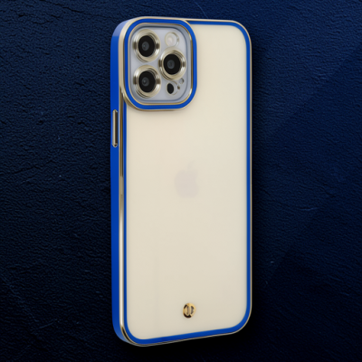 Apple İphone 12 Pro Kılıf Liva Lens Silikon - Mavi