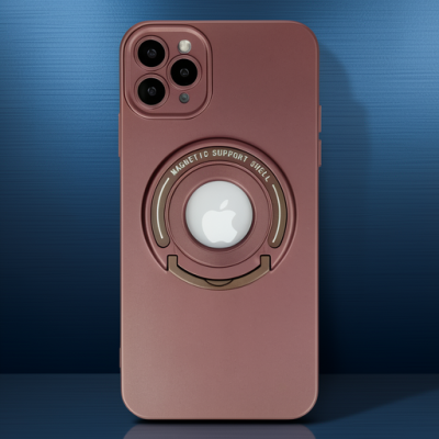 Apple İphone 12 Pro Kılıf Lukka Magneticsafe Kapak - Kahverengi