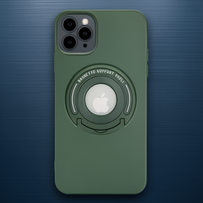 Apple İphone 12 Pro Kılıf Lukka Magneticsafe Kapak - Koyu Yeşil