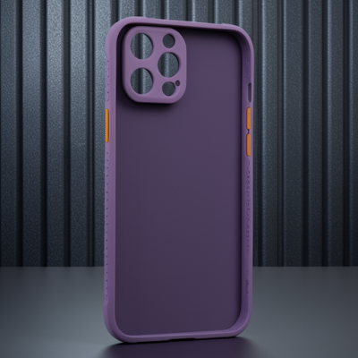 Apple İphone 12 Pro Kılıf Miami Şeffaf Silikon - Açık Mor