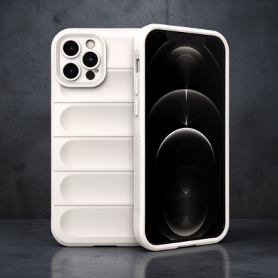 Apple İphone 12 Pro Kılıf Optimum Silikon - Krem