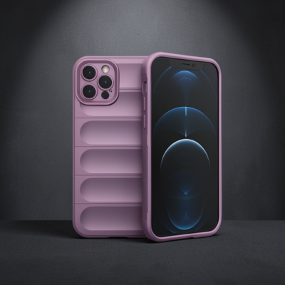 Apple İphone 12 Pro Kılıf Optimum Silikon - Mor