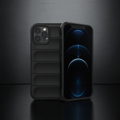 Apple İphone 12 Pro Kılıf Optimum Silikon - Siyah
