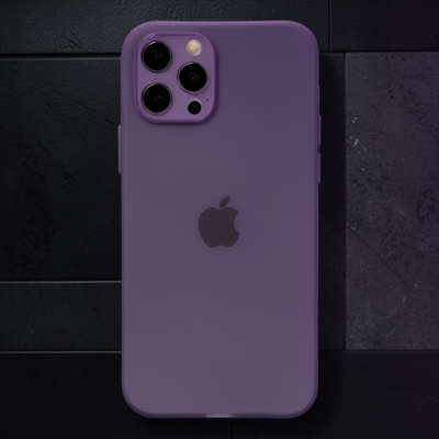 Apple İphone 12 Pro Kılıf Puma Silikon - Koyu Mor