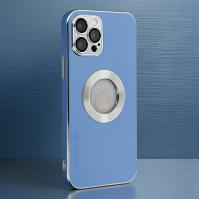 Apple İphone 12 Pro Kılıf Store Silikon - Sierra Blue