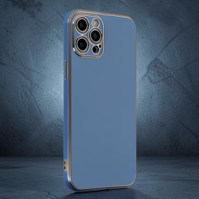 Apple İphone 12 Pro Kılıf Volet Silikon - Mavi