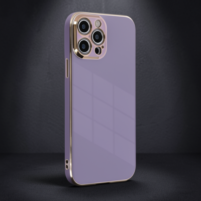 Apple İphone 12 Pro Kılıf Volet Silikon - Mor