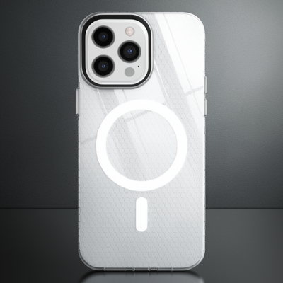 Apple İphone 12 Pro Max Kılıf Beta Magneticsafe Silikon - Şeffaf