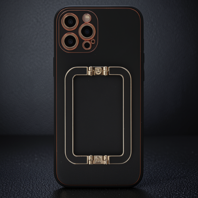 Apple İphone 12 Pro Max Kılıf Coco Elit Kapak - Siyah