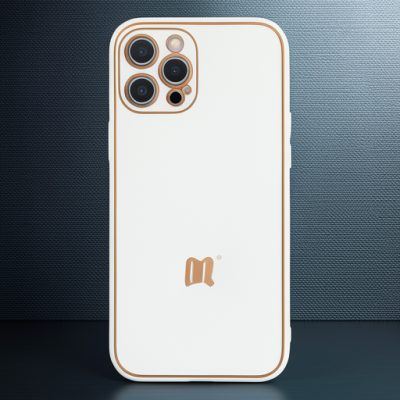 Apple İphone 12 Pro Max Kılıf Coco Karbon Silikon - Beyaz