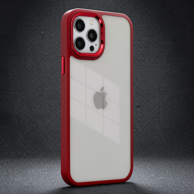 Apple İphone 12 Pro Max Kılıf Dora Kapak - Kırmızı