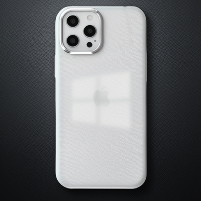 Apple İphone 12 Pro Max Kılıf Element Silikon - Gümüş
