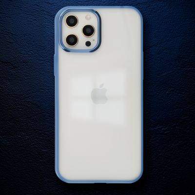 Apple İphone 12 Pro Max Kılıf Element Silikon - Mavi