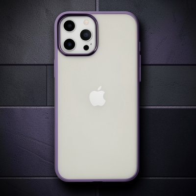 Apple İphone 12 Pro Max Kılıf Element Silikon - Mor