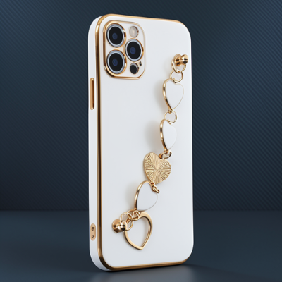 Apple İphone 12 Pro Max Kılıf Esila Silikon - Beyaz