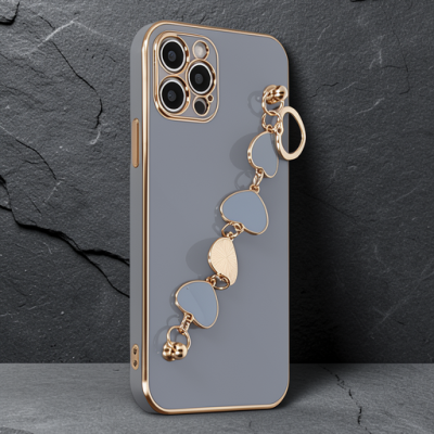 Apple İphone 12 Pro Max Kılıf Esila Silikon - Gri