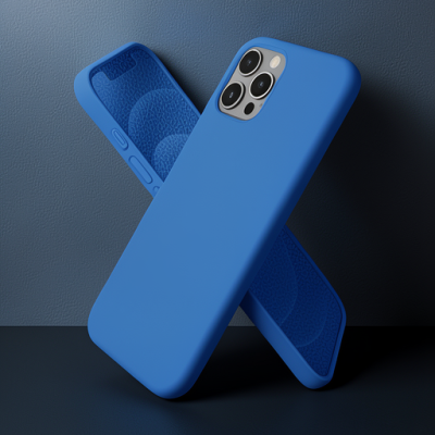 Apple İphone 12 Pro Max Kılıf First Silikon - Mavi