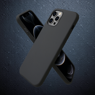 Apple İphone 12 Pro Max Kılıf First Silikon - Siyah