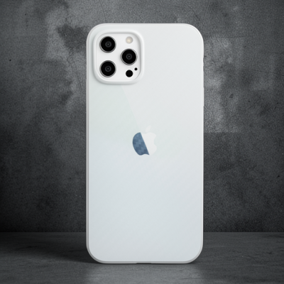 Apple İphone 12 Pro Max Kılıf Karbon Pp Silikon - Şeffaf