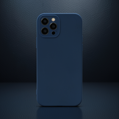 Apple İphone 12 Pro Max Kılıf Lansman Glass Kapak - Lacivert