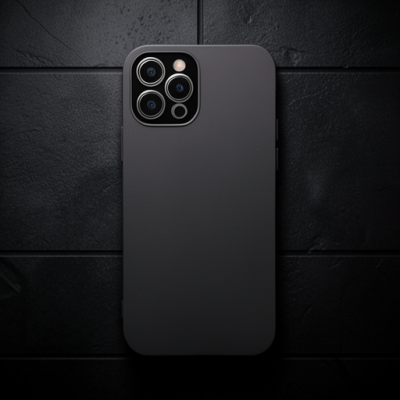 Apple İphone 12 Pro Max Kılıf Lansman Glass Kapak - Siyah