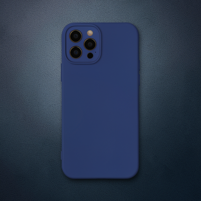 Apple İphone 12 Pro Max Kılıf Lansman Glass Kapak - Sky Blue