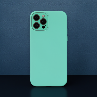 Apple İphone 12 Pro Max Kılıf Lansman Glass Kapak - Turkuaz