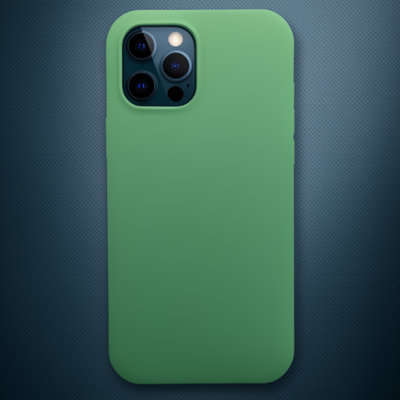 Apple İphone 12 Pro Max Kılıf Lansman Legant Silikon - Koyu Yeşil
