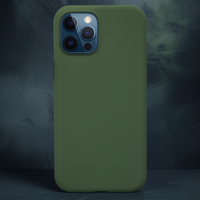 Apple İphone 12 Pro Max Kılıf Lansman Legant Silikon - Yeşil