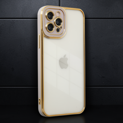 Apple İphone 12 Pro Max Kılıf Liva Lens Silikon - Lila